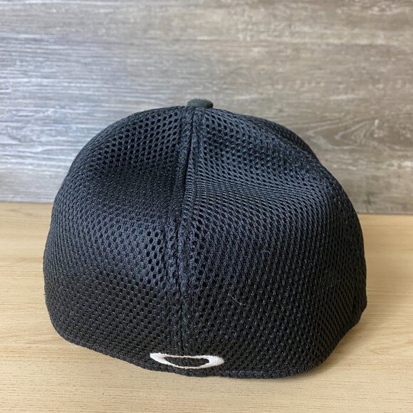 Oakley Pro Am Hat Cap Fitted Mens Large Black Golf Tournament Mesh New Era - Picture 5 of 9
